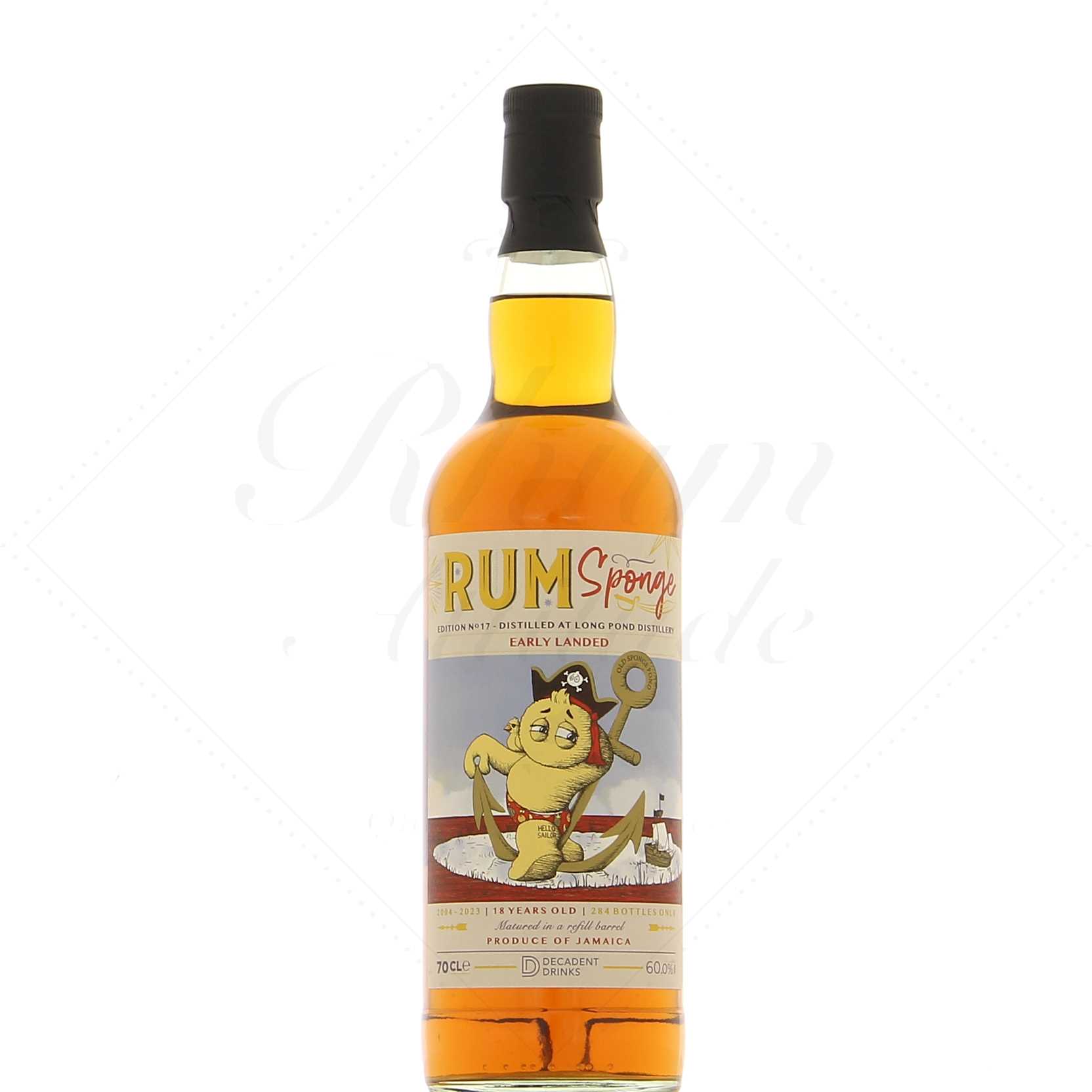 Long Pond 18 ans 2004 Edition No.17 Rum Sponge D.D. 60°