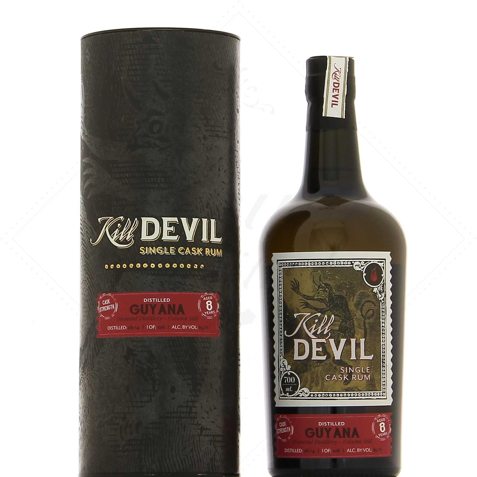 Kill Devil Guyana 8 ans Diamond Single Cask 65,1°