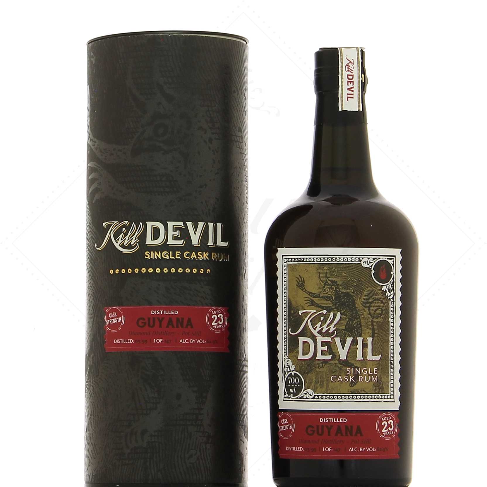 Kill Devil Guyana 23 ans Diamond Single Cask 62,9°