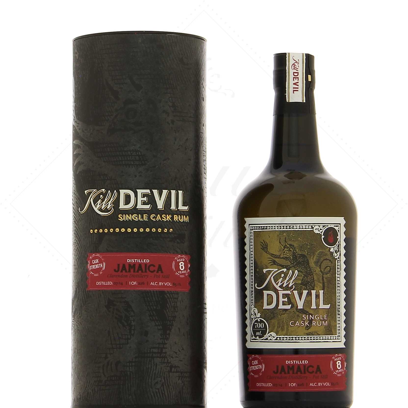 Kill Devil Jamaica 8 ans Clarendon Single Cask 65,1°
