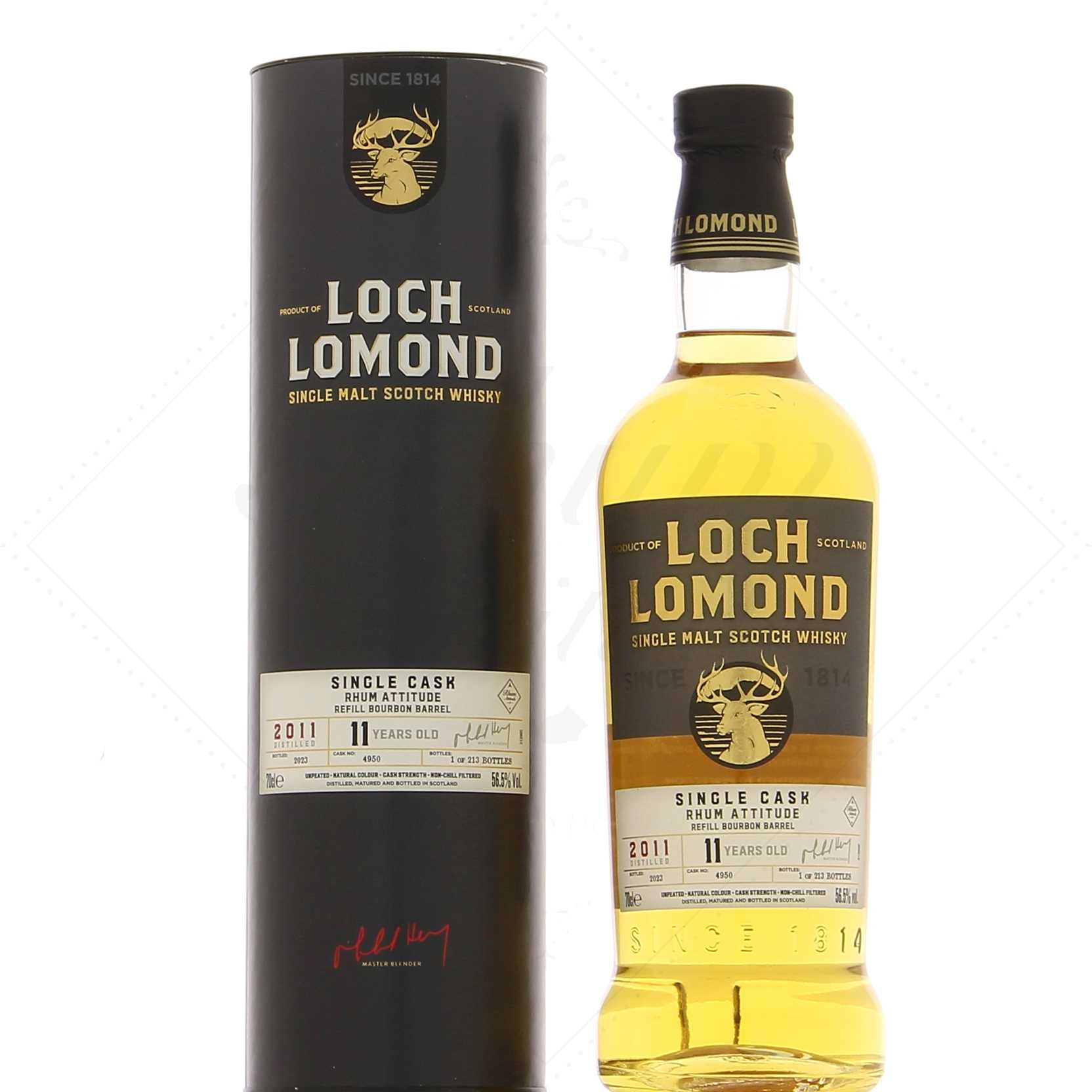 Loch Lomond 2011 Brut de fût #4950 11 ans sélection Rhum Attitude 56,5°
