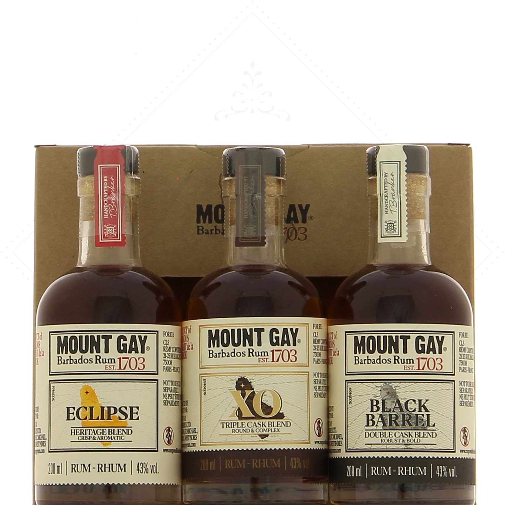Mount Gay Discovery Coffret découverte 3x20cl 43°