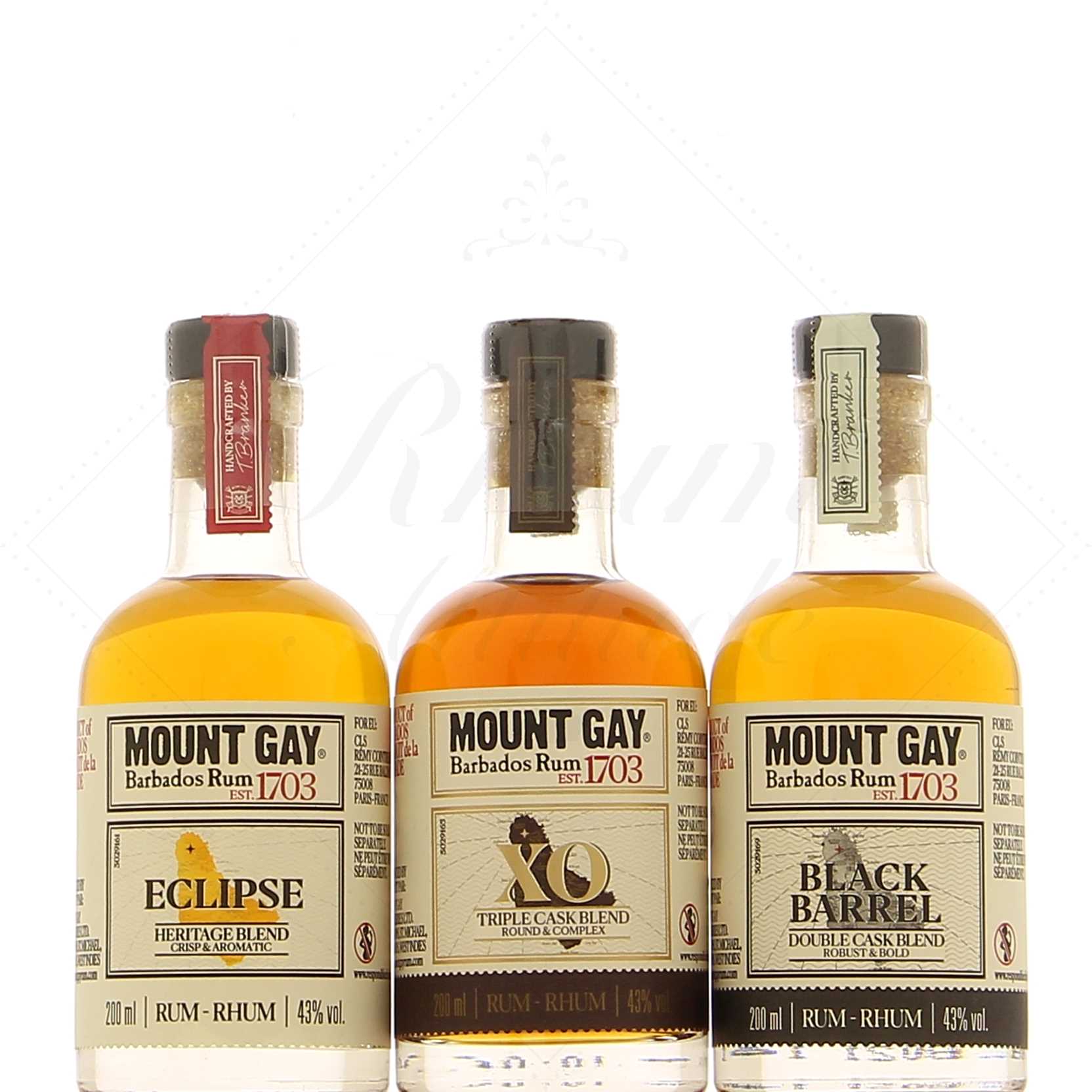 Mount Gay Discovery Coffret découverte 3x20cl 43° – Image 2