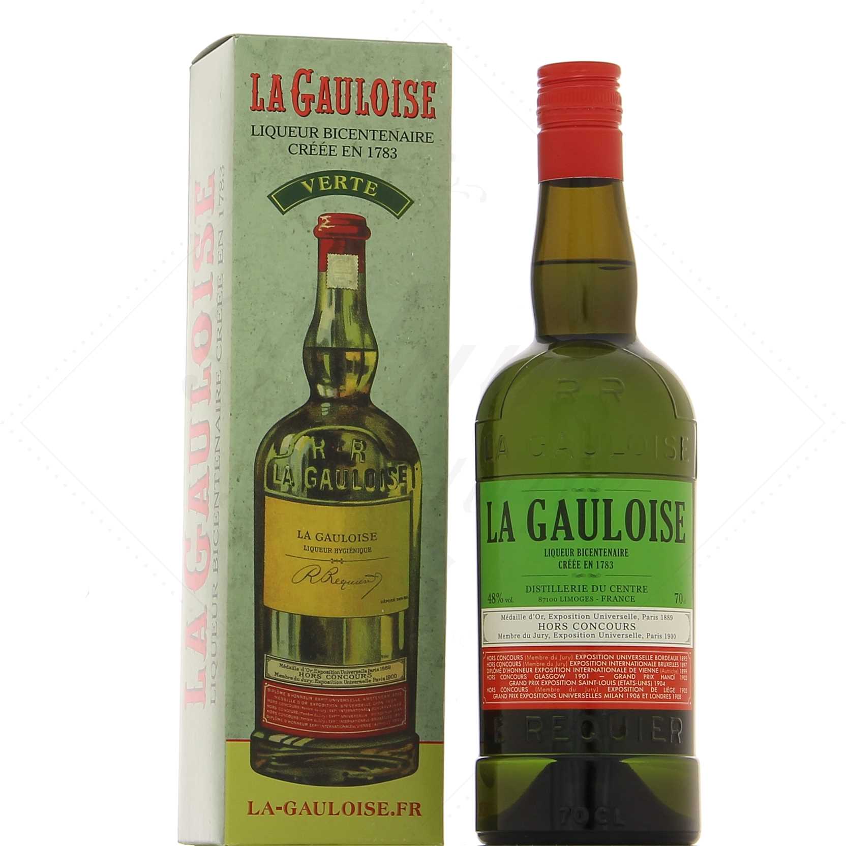 La Gauloise Verte Liqueur de plantes 48°
