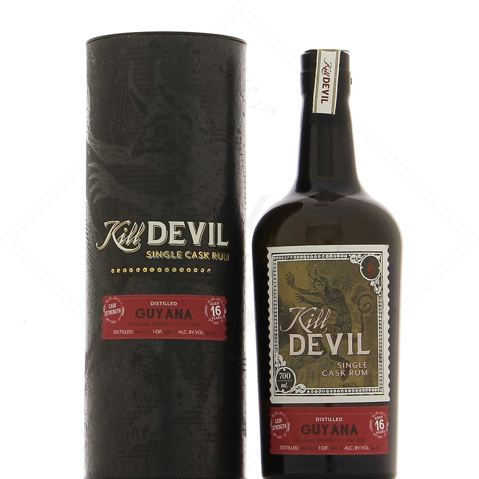 Kill Devil Guyana 16 ans Single Cask 2003 59,9°