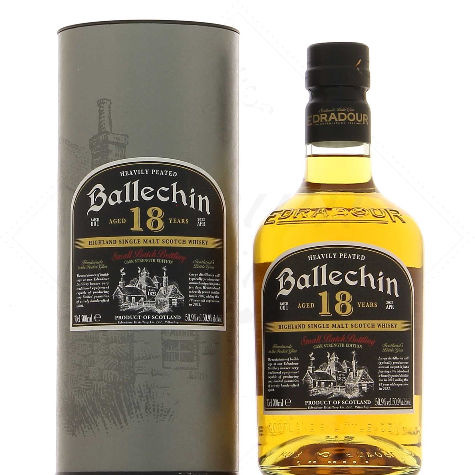 Ballechin 18 ans Cask Strength 50,9°