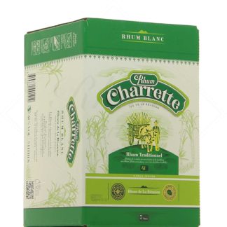 Rhum Charrette blanc 40° - Cubi BIB Bag-In-Box 5 litres !