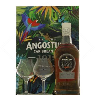 Angostura 1919 40° en coffret 2 verres édition 2023