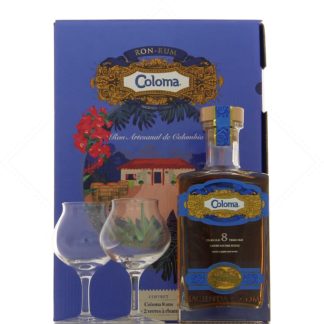 Coloma 8 ans en coffret 2 verres 40° édition 2023