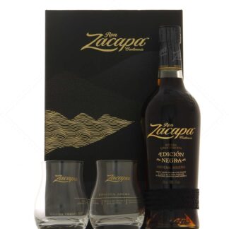 Zacapa Edicion Negra en coffret 2 verres 43° - édition 2024