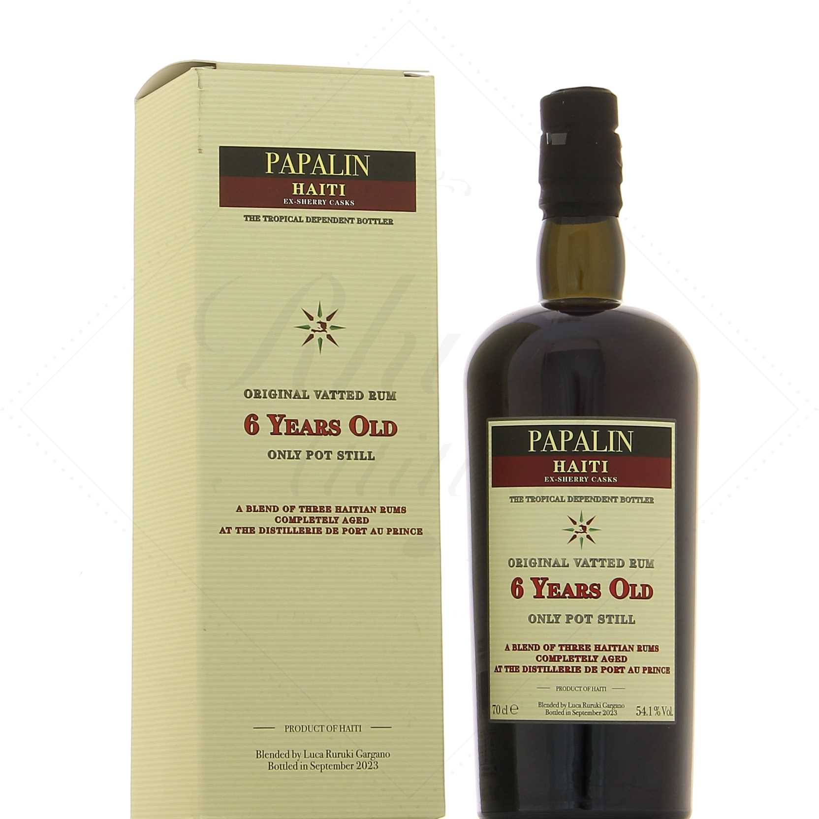 Papalin 6 ans Haiti ex-sherry casks 54,1°