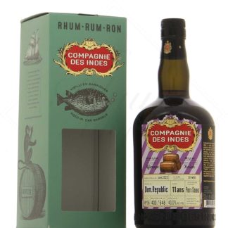 Compagnie des Indes Single Cask Ex Pedro Ximenez République Dominicaine 43°