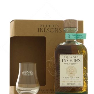 Baie des Trésors Fruits des Pluies 2021 50° en coffret avec 1 verre