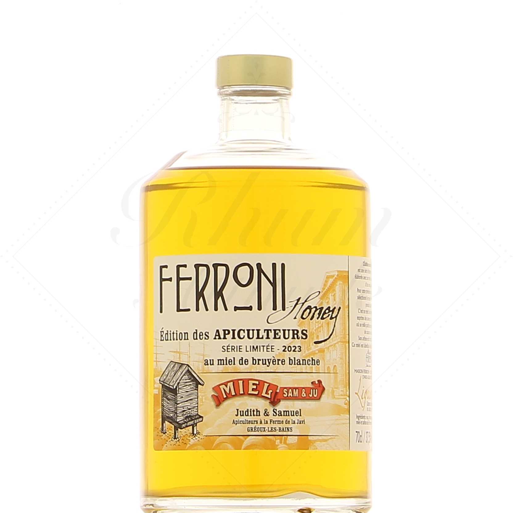 Ferroni Honey Rum édition des apiculteurs Série Limitée 2023 37,5°