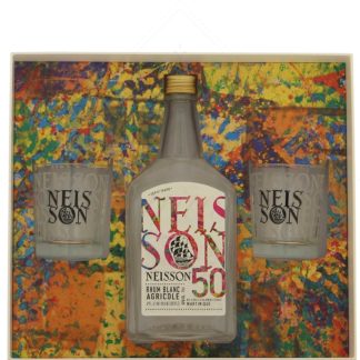 Neisson blanc 50° en coffret ti punch avec 2 verres