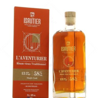 Isautier 13 ans 2008 L'Aventurier rhum vieux traditionnel 58°