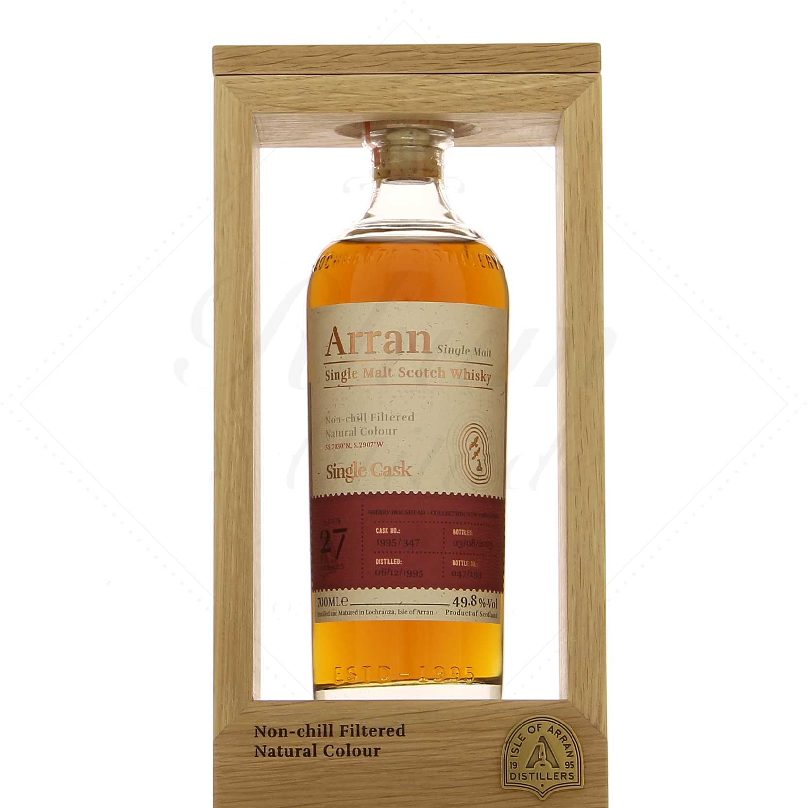 Arran 27 ans 1995 sherry hogshead single cask 49,8°