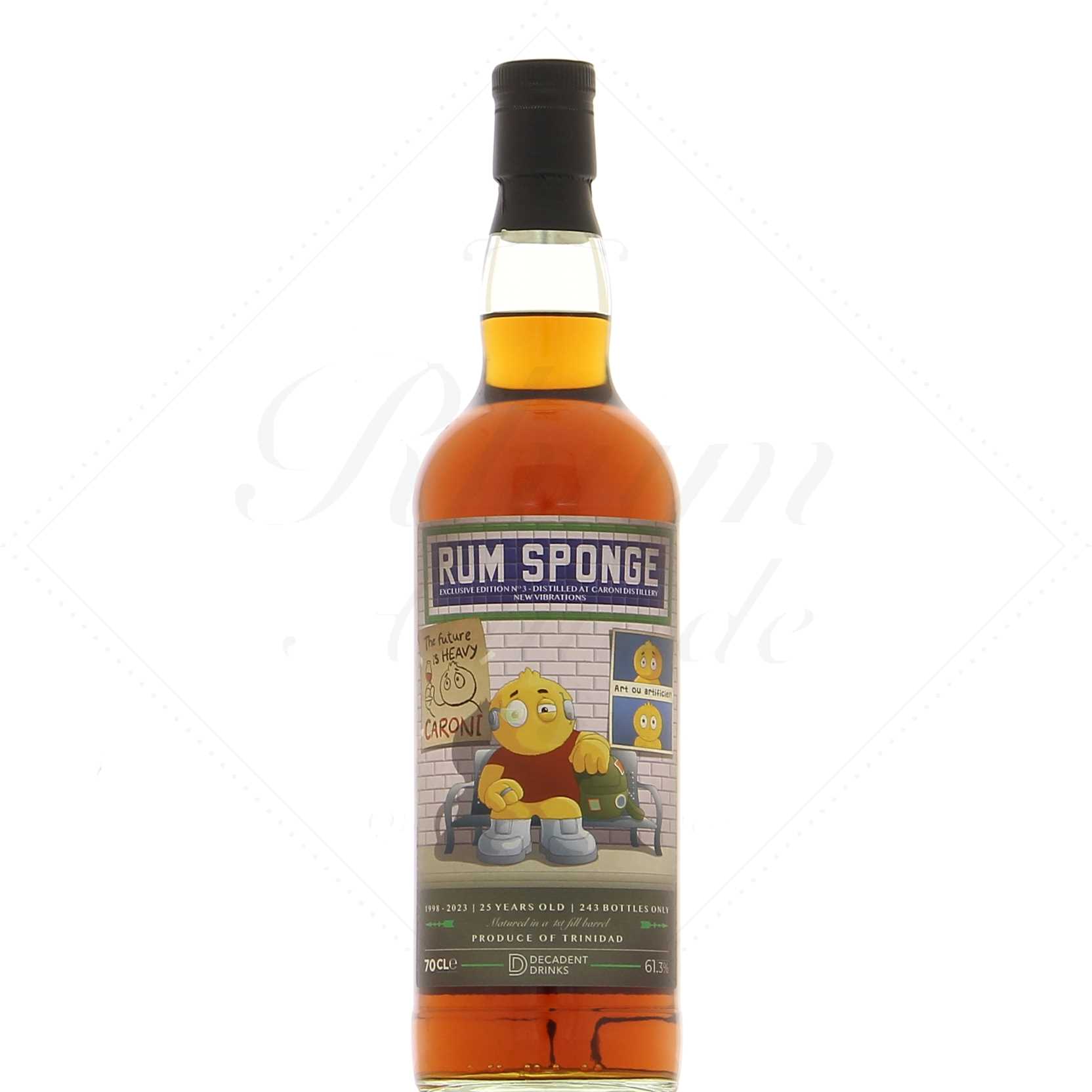 Caroni 25 ans 1998 Rum Sponge D.D. 61,3°