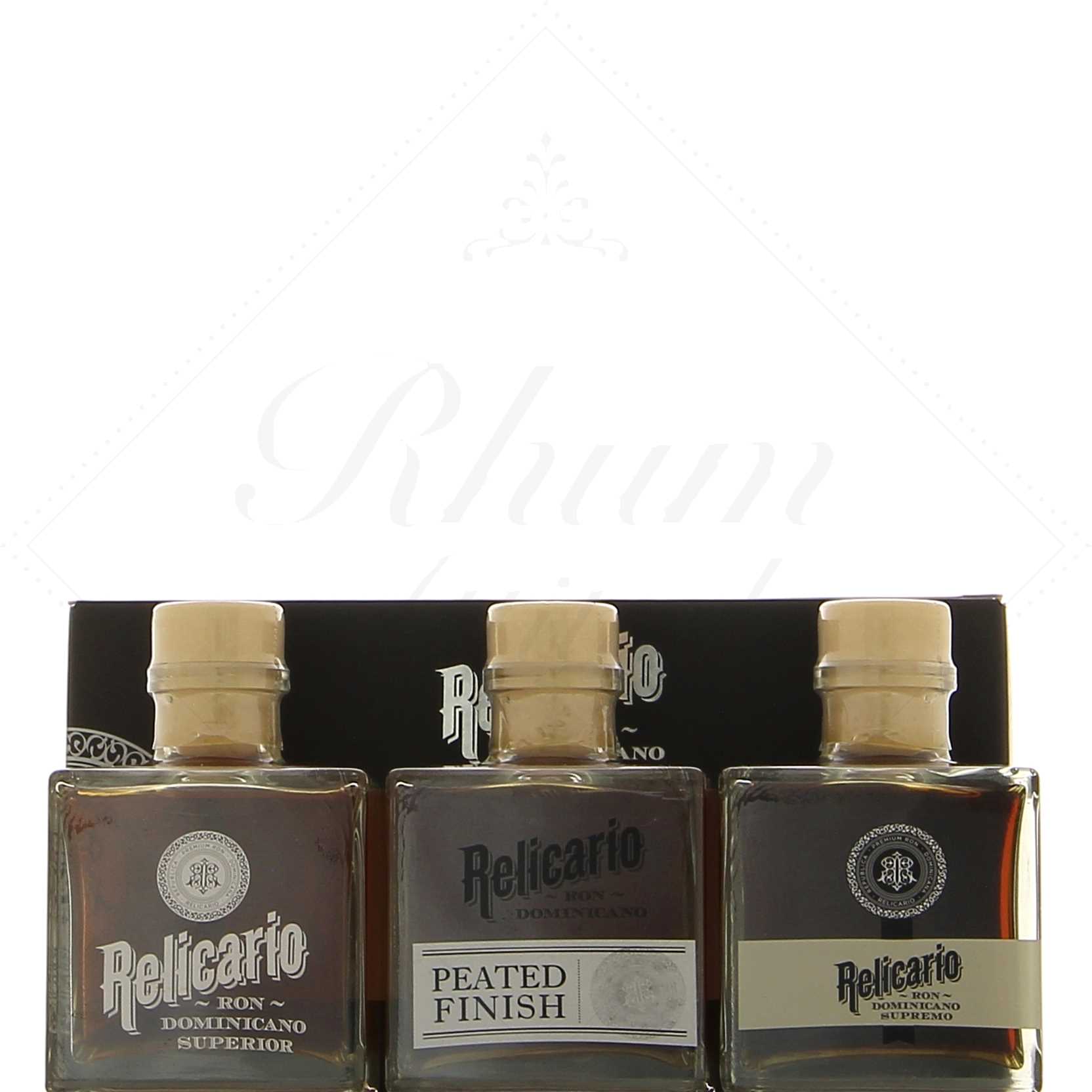Relicario Coffret 3x20 cl Supremo + Superior + Peated finish 40°