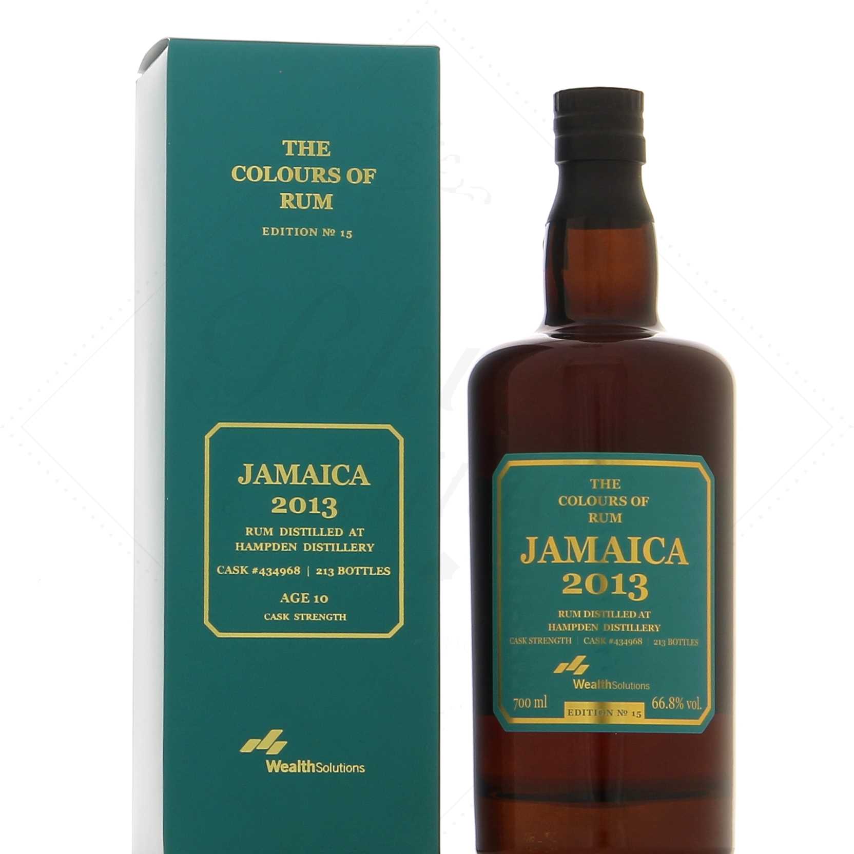 Colours of rum Jamaica Hampden 2013 <>H 66,8°