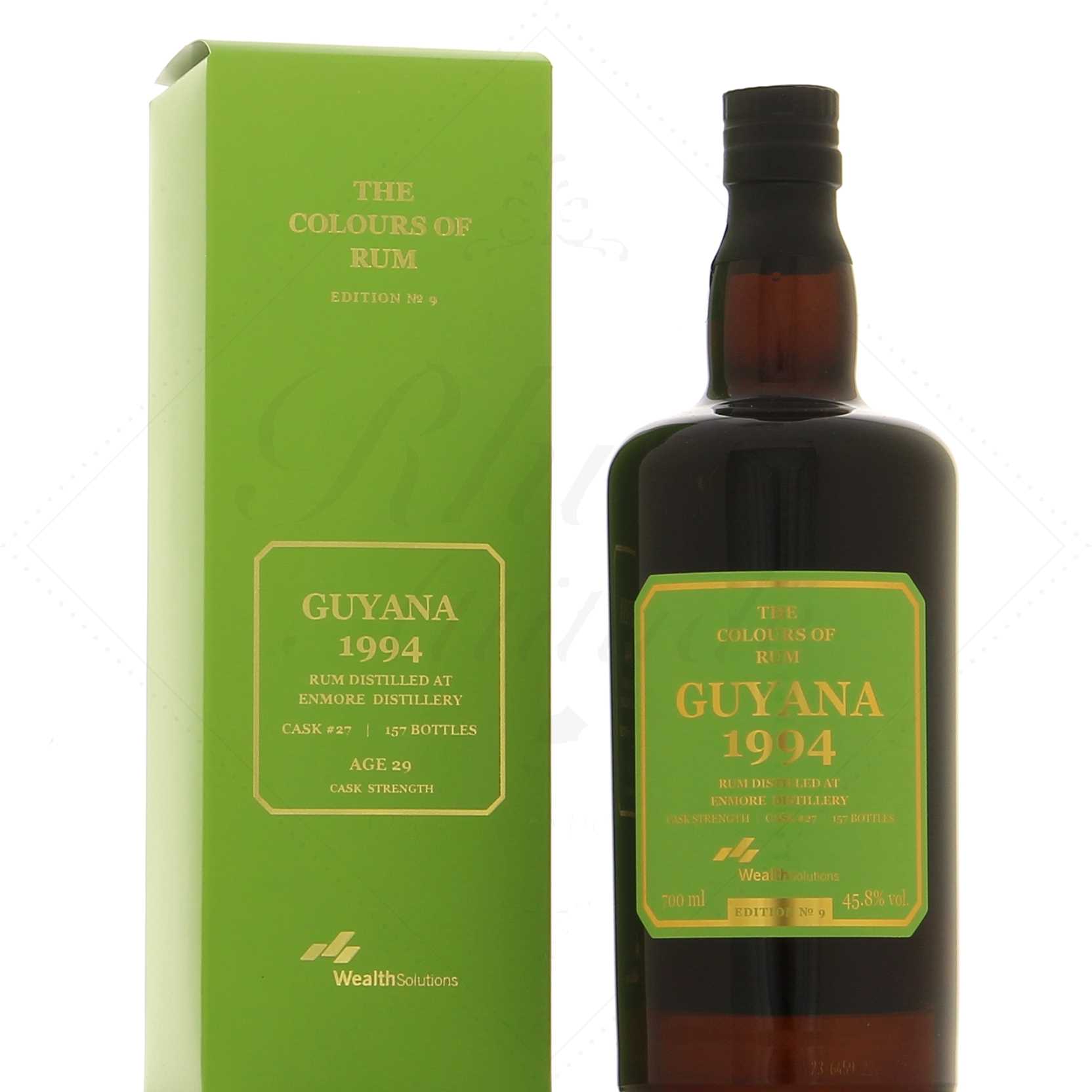 Colours of rum Guyana Enmore Versailles Pot Still 1994 45,8°