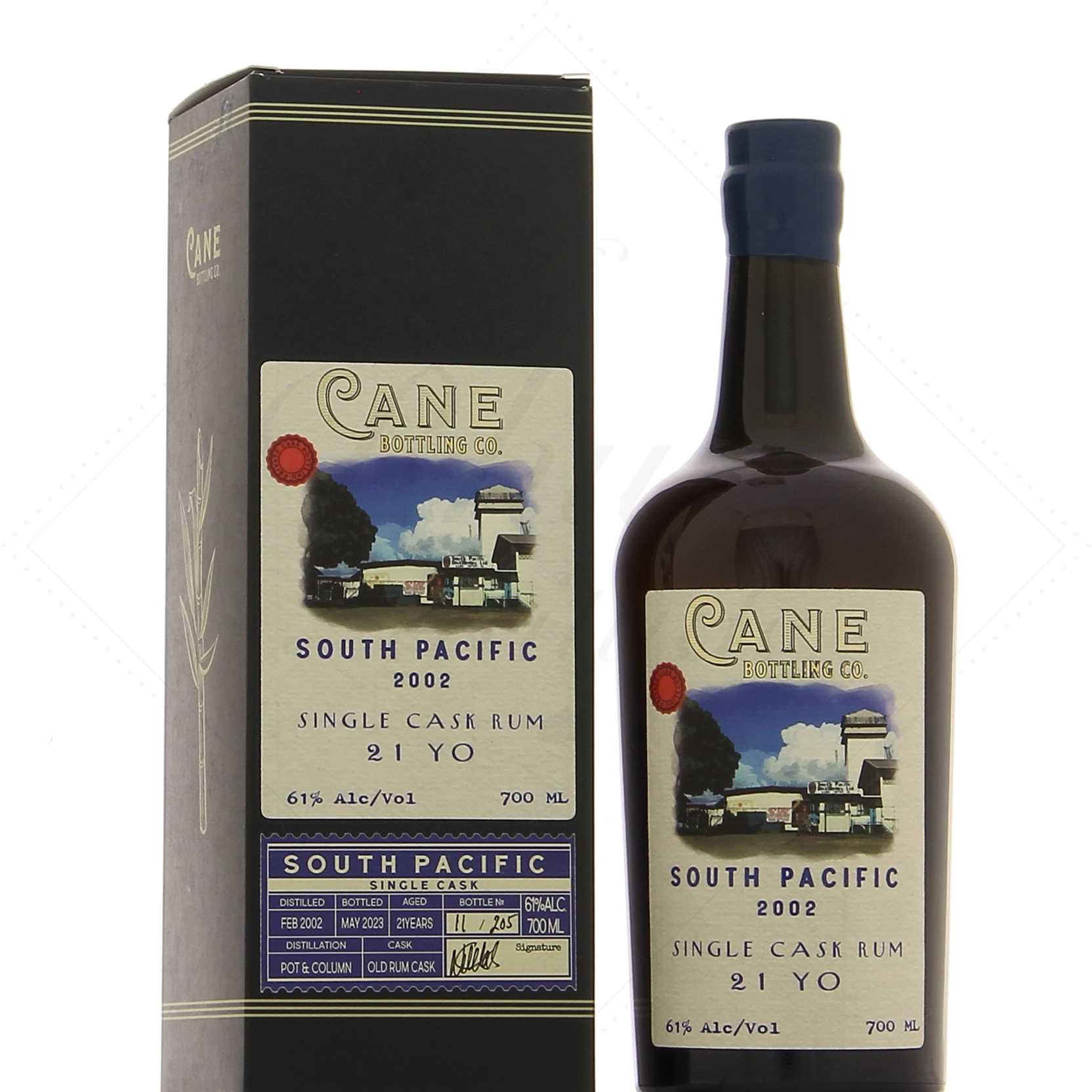 Cane Bottling Fiji 2002 21 ans 61°