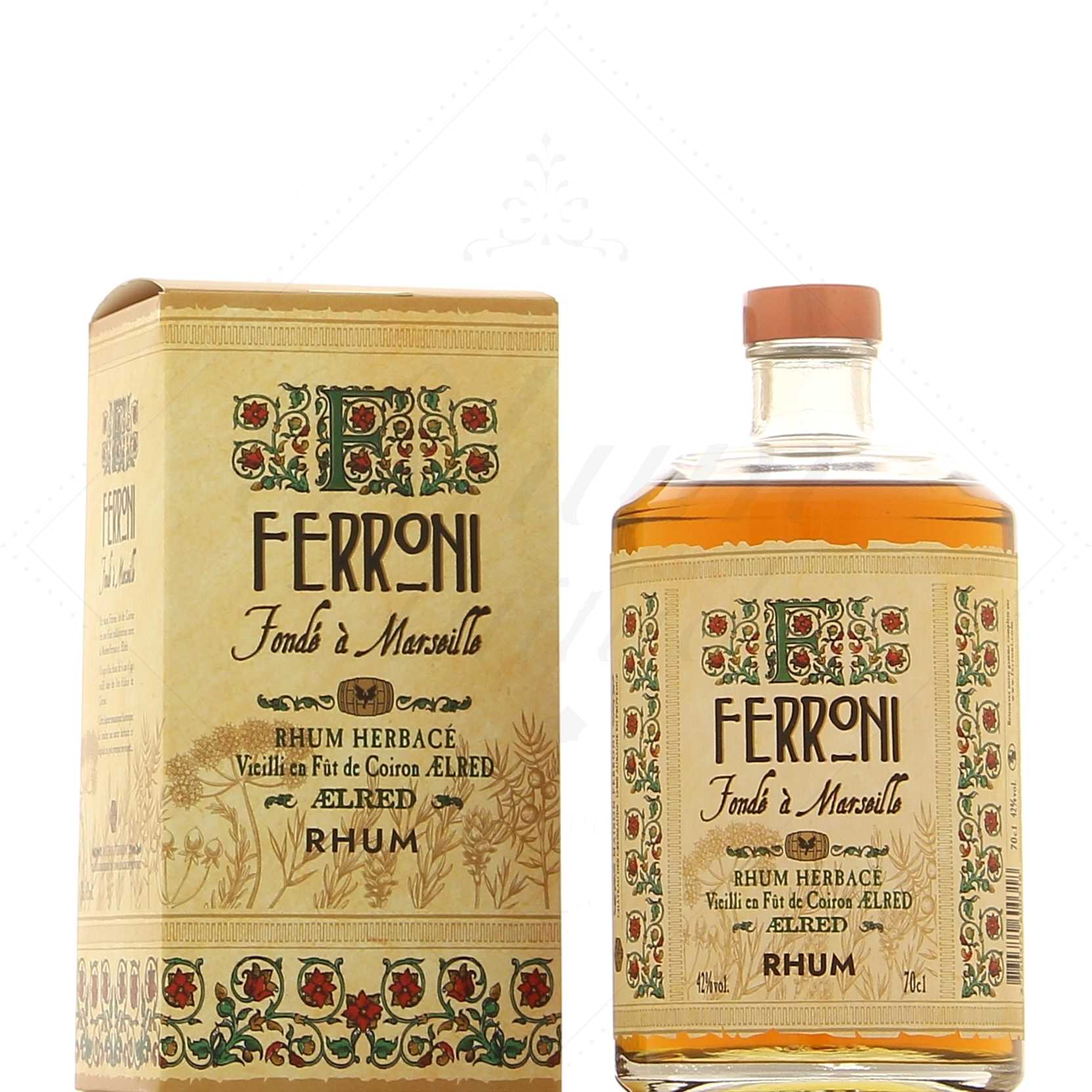 Ferroni rhum herbacé fût de Coiron 42°