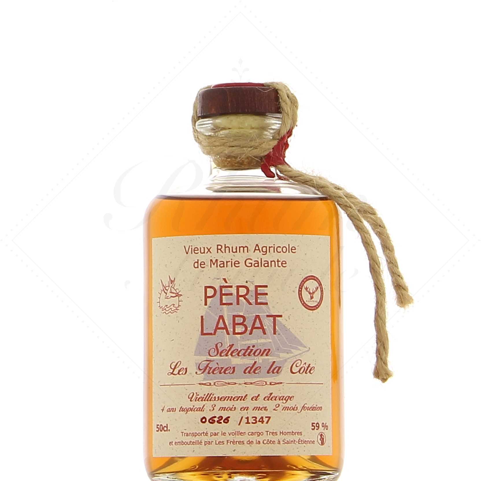 Les Frères de la Côte Rhum Vieux Père Labat Finish dynamique ex-Pineau 59°
