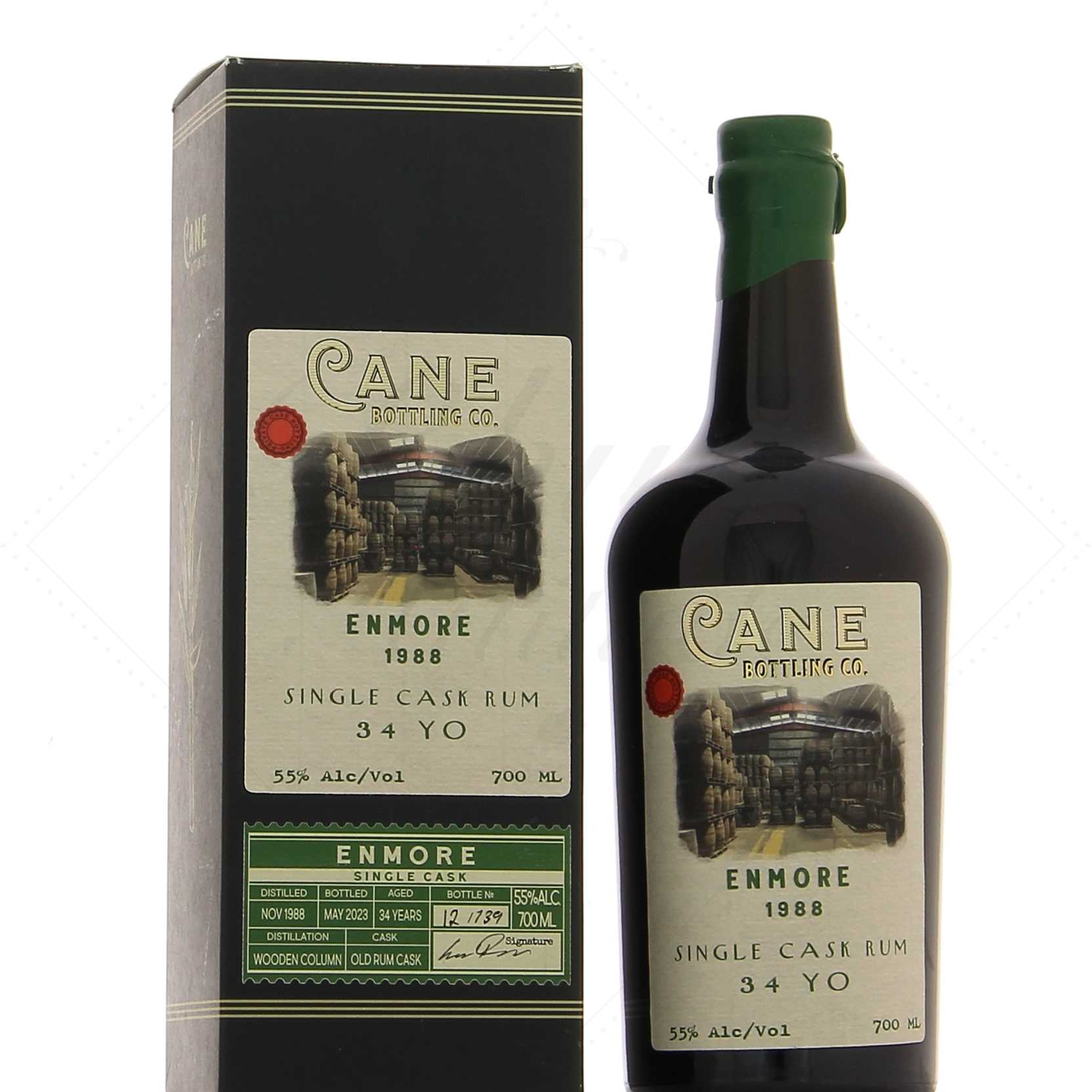 Cane Bottling Enmore 1988 34 ans 55°