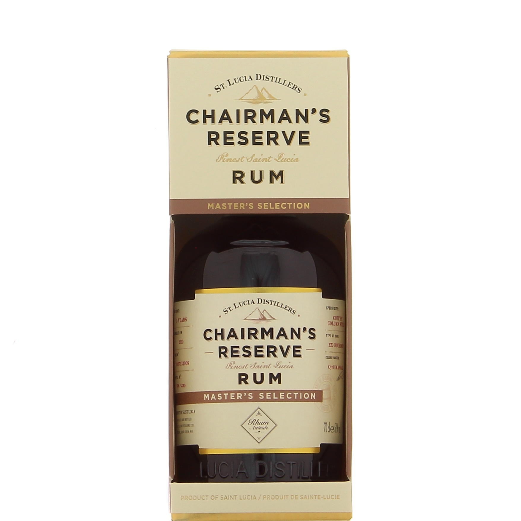 Chairman's Reserve Brut de fût 2010 13 ans sélection Rhum Attitude 61°