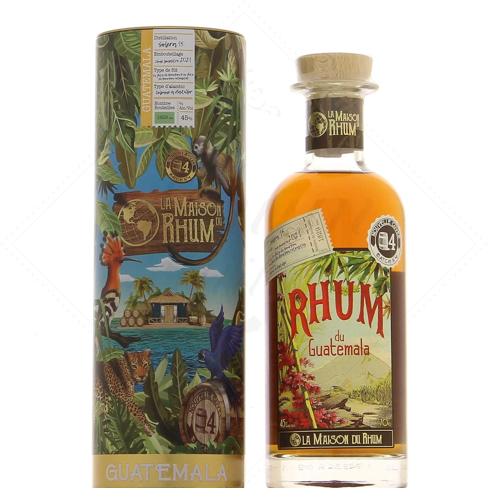 La Maison du Rhum Guatemala Botran batch #4 Solera 45°