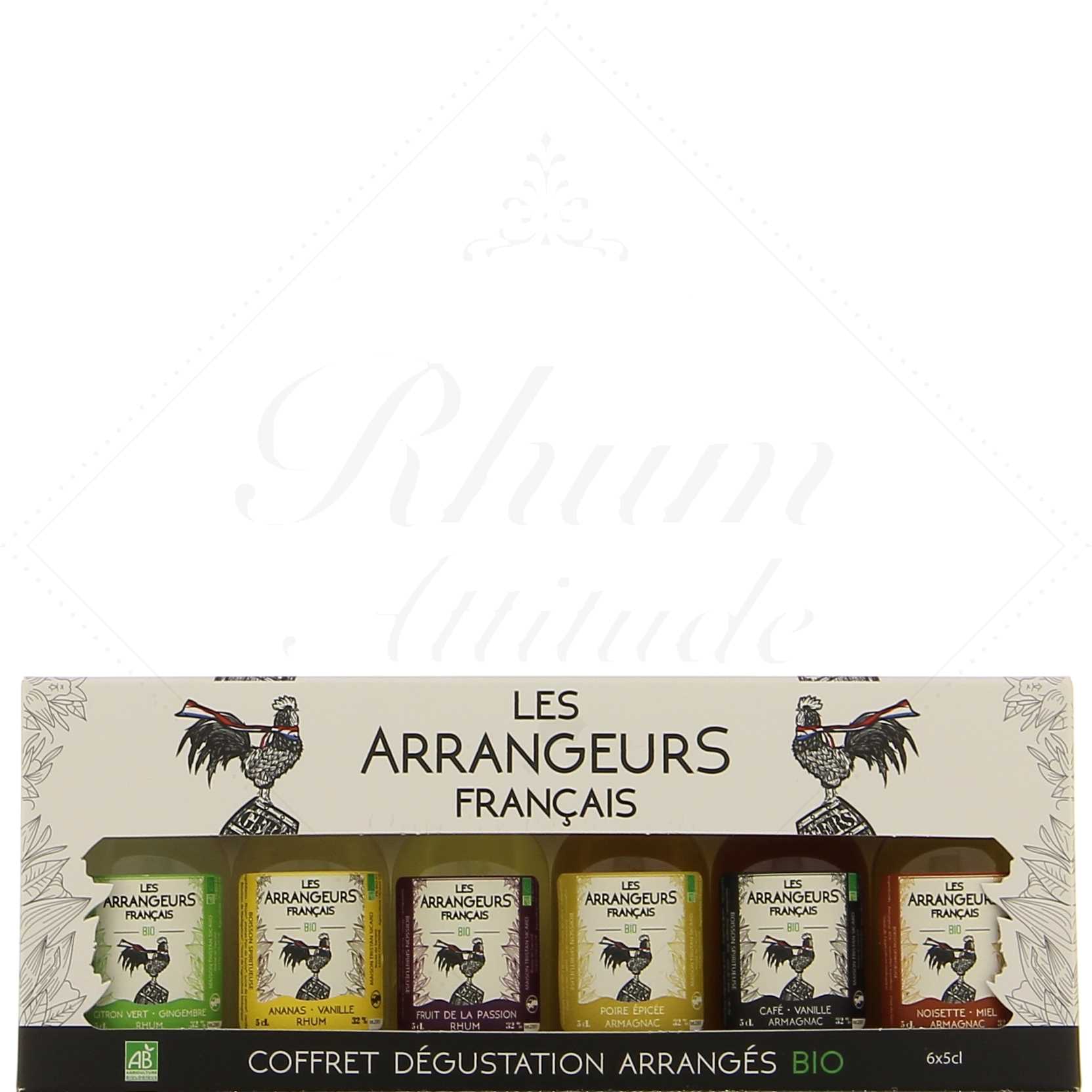 Les Arrangeurs Français coffret 6 arrangés BIO x 5cl 32°