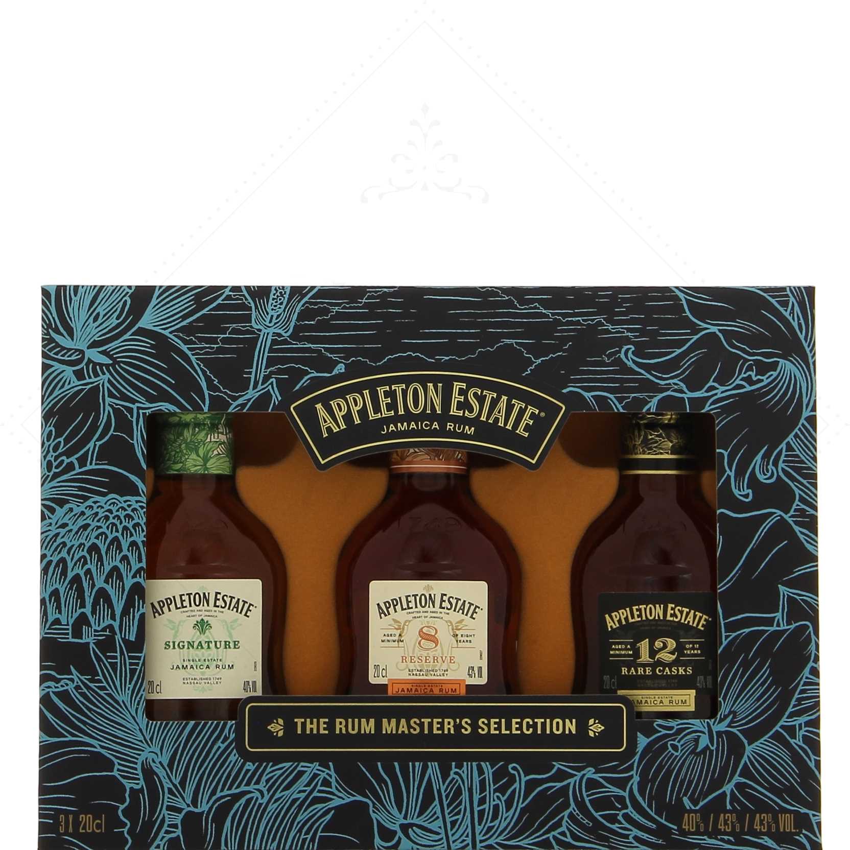 Appleton Coffret 3x20cl Signature + 8 ans + 12 ans 43°