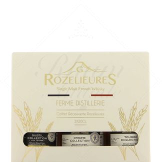 Rozelieures Coffret Découverte 3x20cl origine + subtil + tourbé 40°