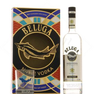Vodka Beluga Noble 40° en coffret 1 verre