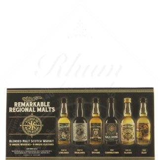 Remarkable Regional Malts Douglas Laing coffret 6x5cl 46,3°