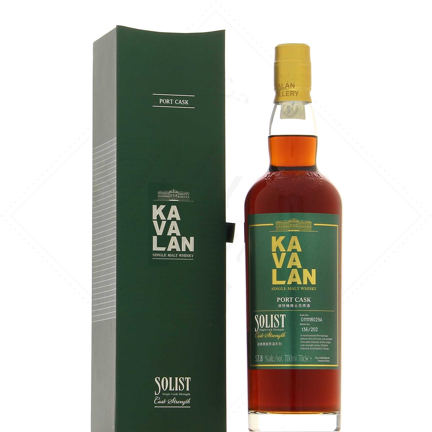 Kavalan Solist Port Cask 57,8°