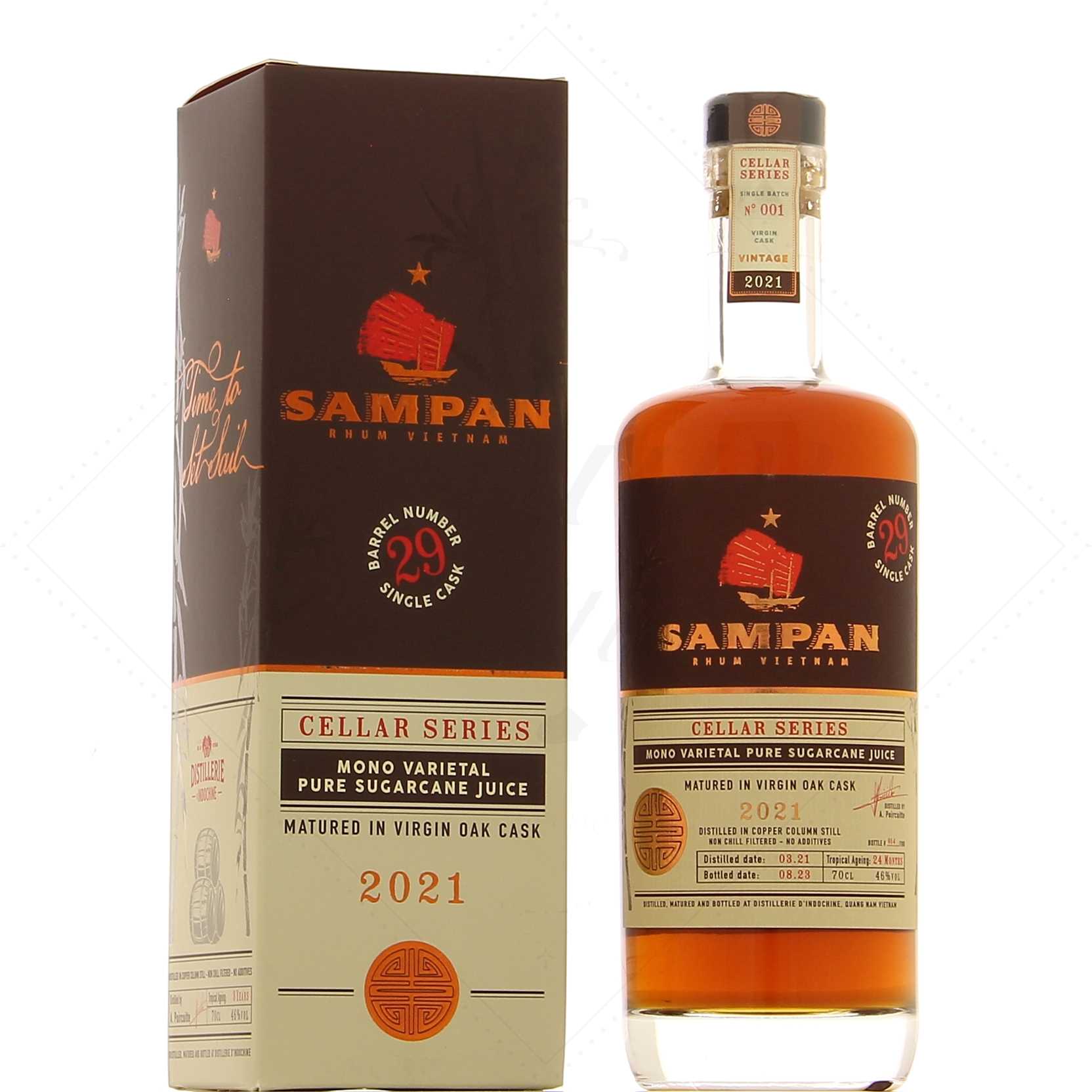 Sampan Cellar Series Virgin Oak 24 mois 46°