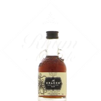 Kraken Black Spiced 40° en mignonnette de 5 cl