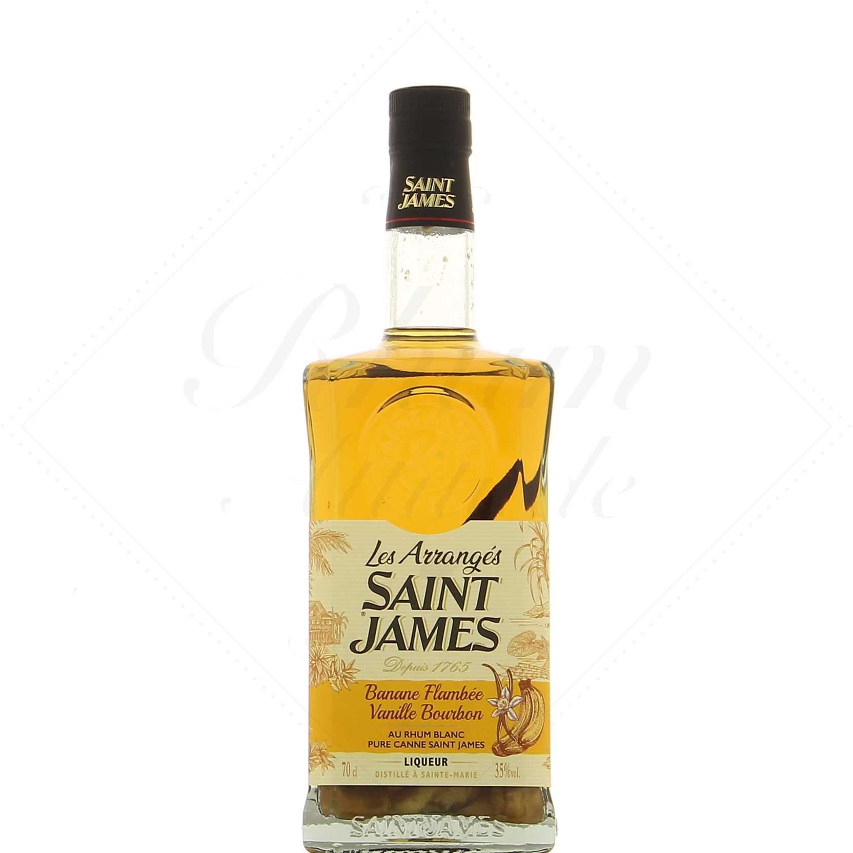 Saint James Arrangé Banane flambée Vanille bourbon 35°