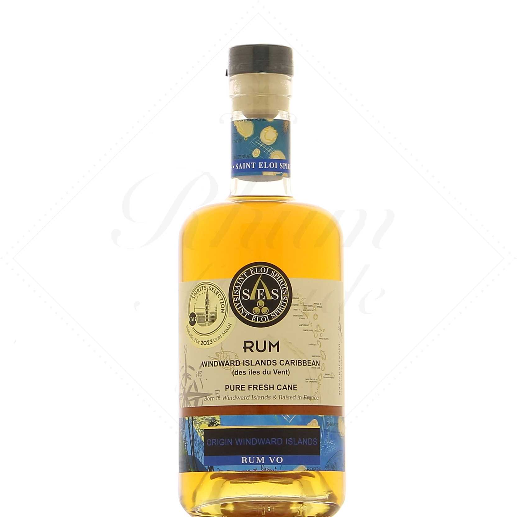 Les Chais Saint Éloi Îles du Vent Pure canne VO 45°