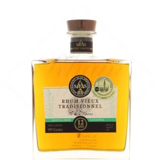 Les Chais Saint Éloi Savanna Rhum Vieux traditionnel 12 ans 49°