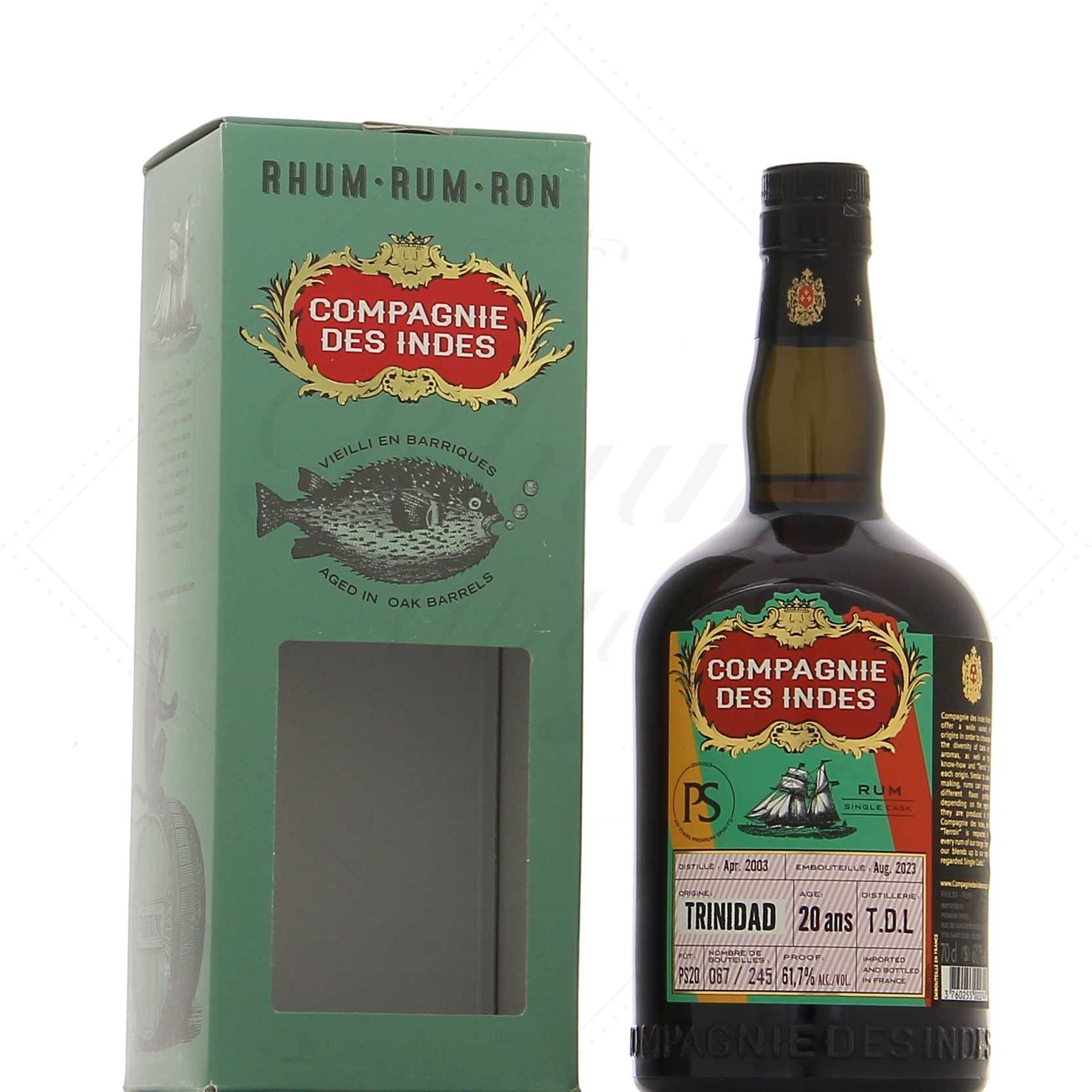 Compagnie des Indes Trinidad 2003 Single Cask 61,7°