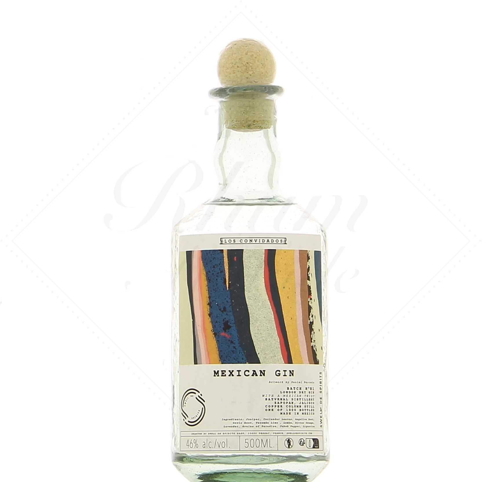 Swell de Spirits Mexican Spirits London Dry Gin Los Convidados Satvrnal 46°