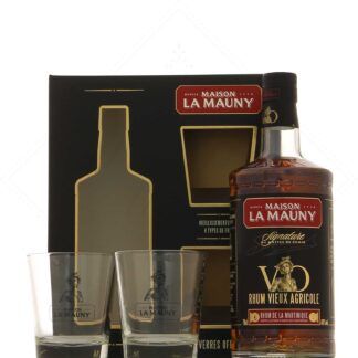 La Mauny VO Signature 40° en coffret 2 verres