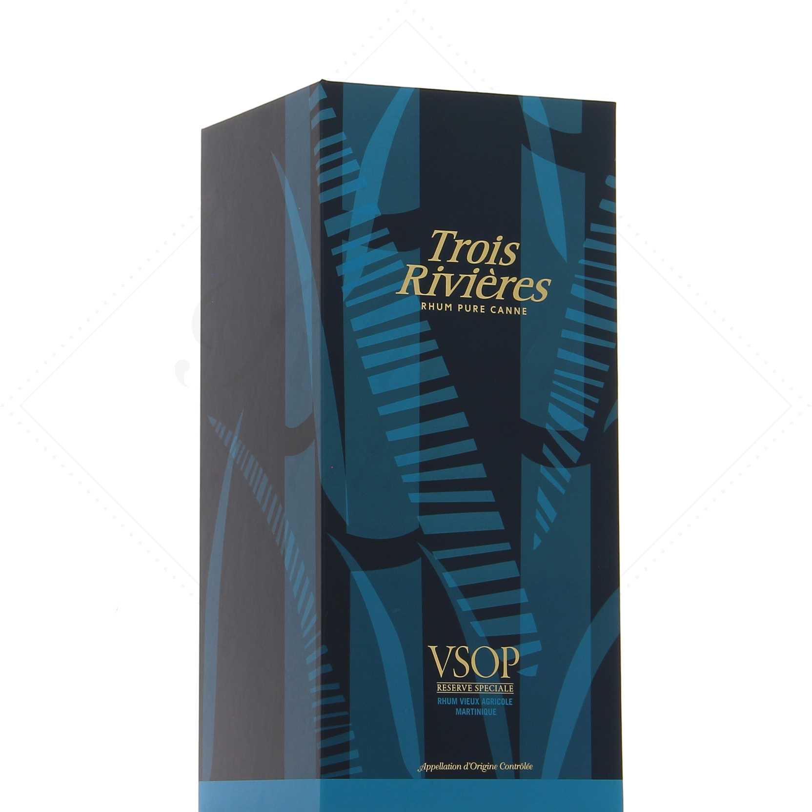 Trois Rivières VSOP 40° en coffret luxe avec un verre tulipe – Image 2