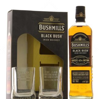 Bushmills Black Bush 43° en coffret 2 verres