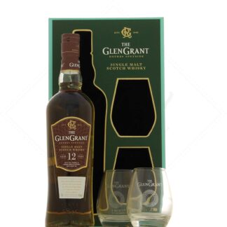 Glen Grant 12 ans 43° en coffret 2 verres