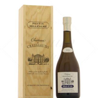 Pastis Château des Creissauds 2022 Coffret Bois 45°
