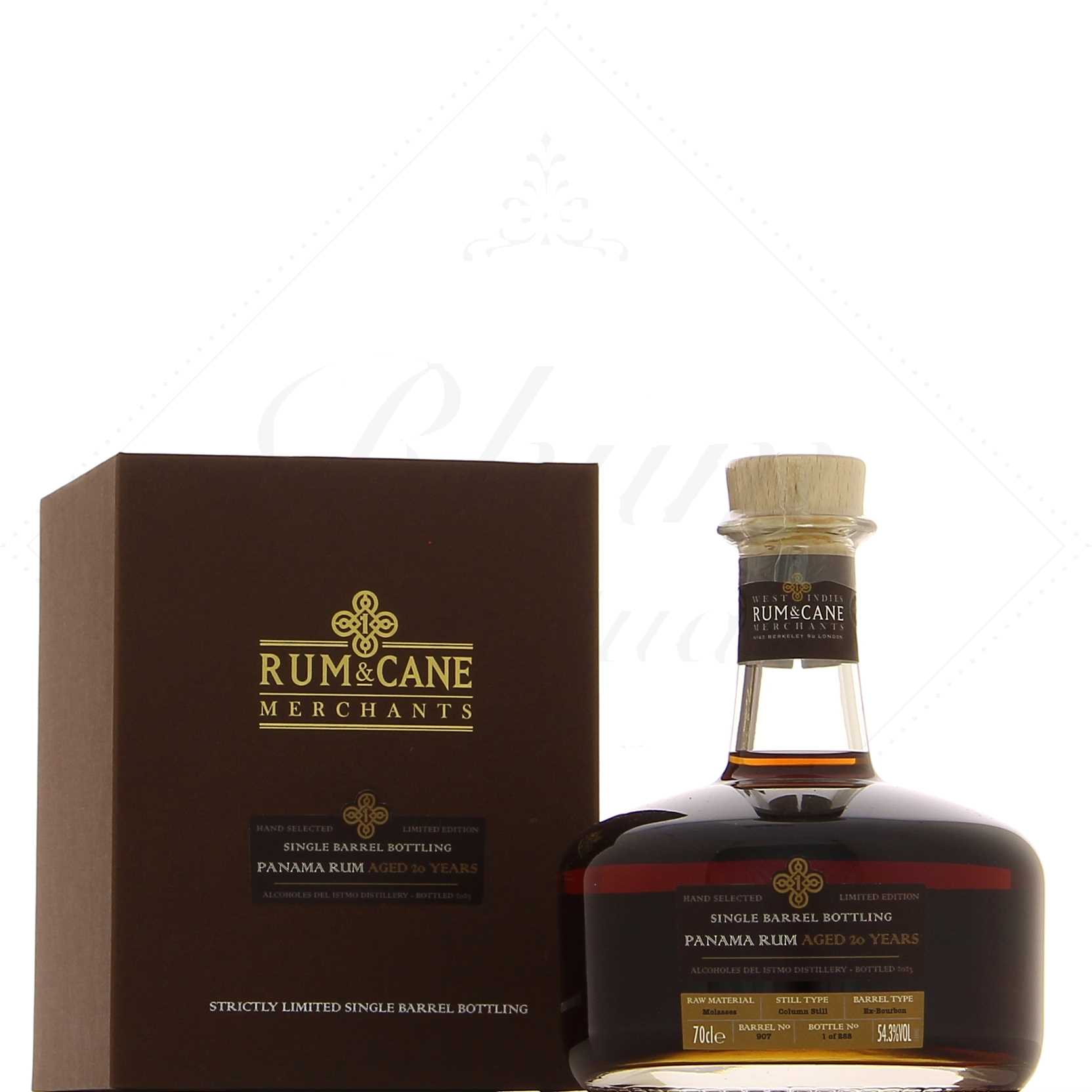 Rum & Cane Panama 20 ans Single cask 54,3°